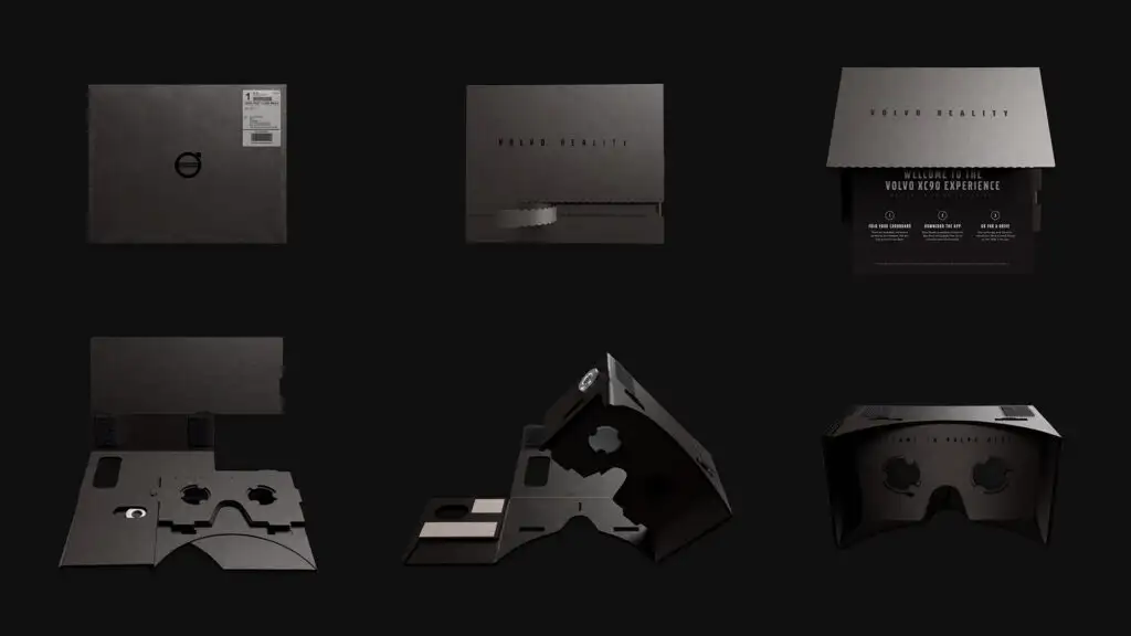 Volvo Reality custom Google Cardboard headset